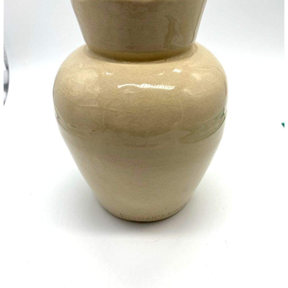 Vintage Weyman's snuff Jar‎ Tobacciana  Pottery Vase